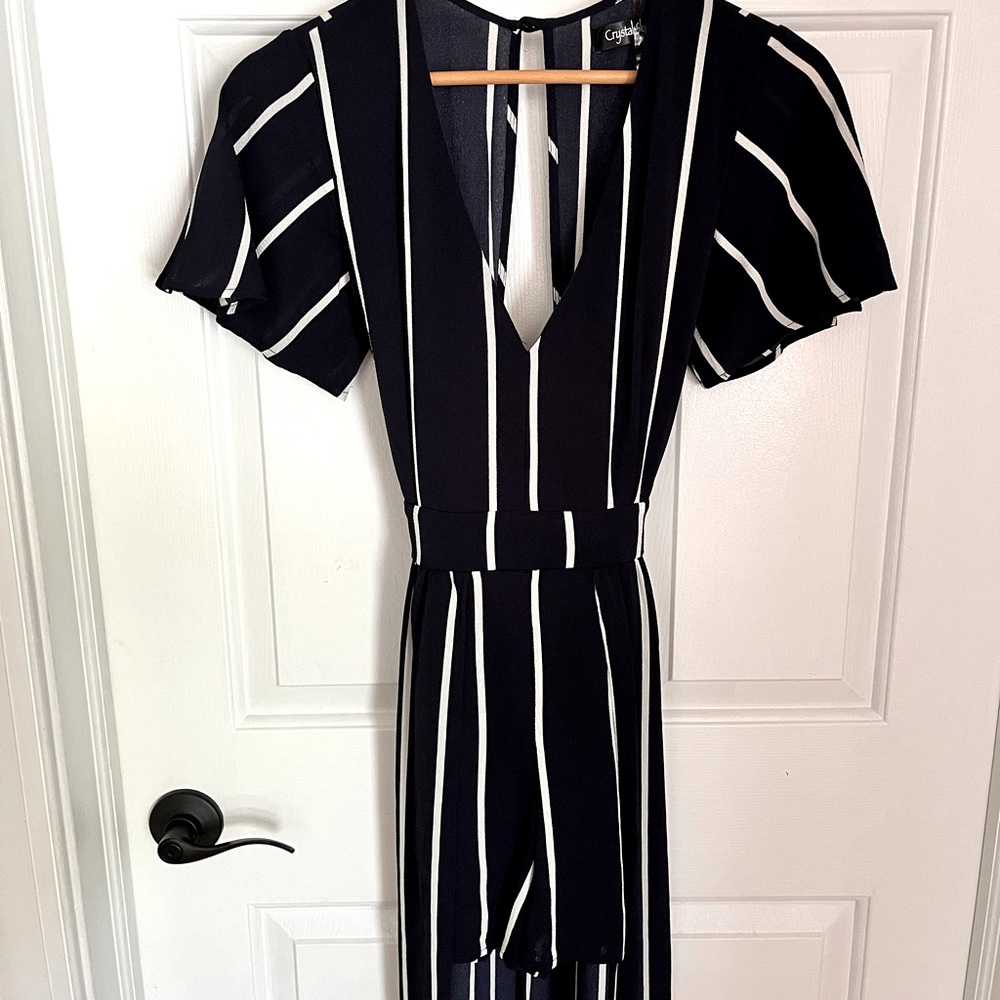1940s style half dress, shorts, jumpsuit.